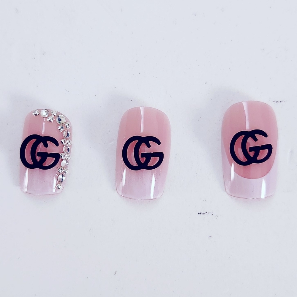 Luxury Nail Charms Black